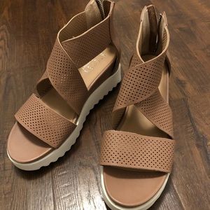 COPY - Steve Madden (Steven) Camel Leather Sandal
